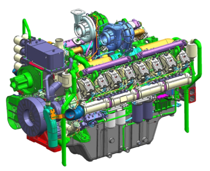 YC16VTD Moteur diesel multicylindre